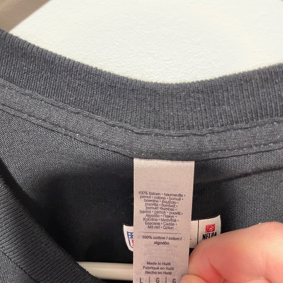 NFL TeamApparel Cincinnati Bengals Joe Burrow Graphic T-Shirt Black Orange Large - Picture 3 of 4